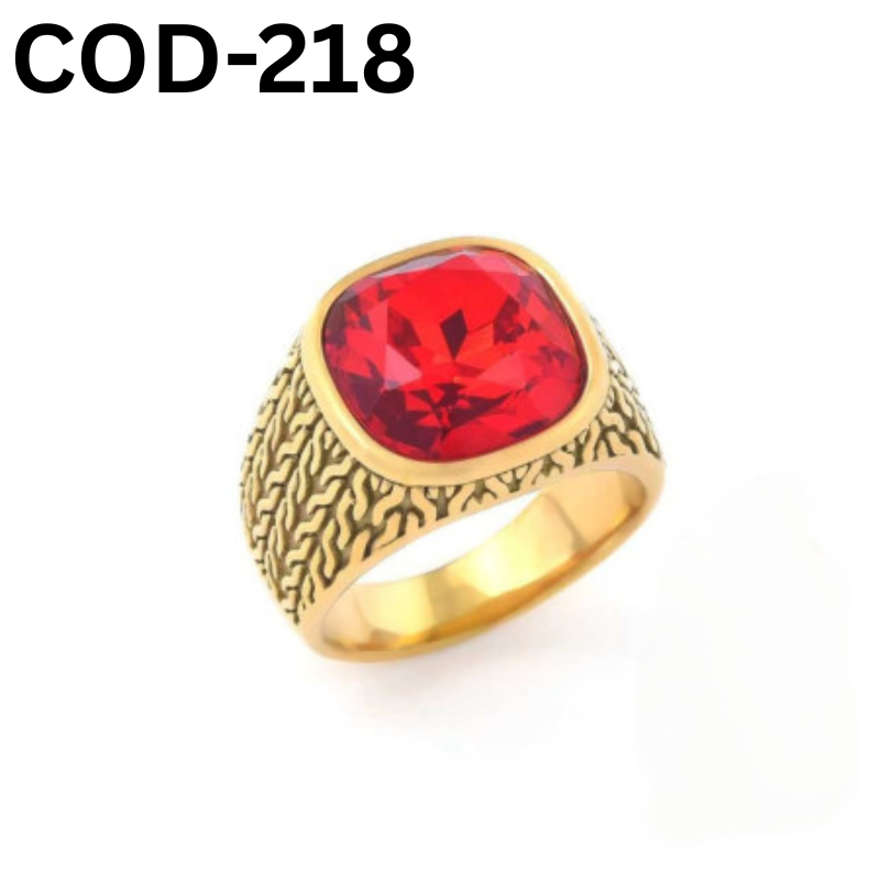 Vip অরজিনাল রুবি পাথর হাতের আংটি COD-218